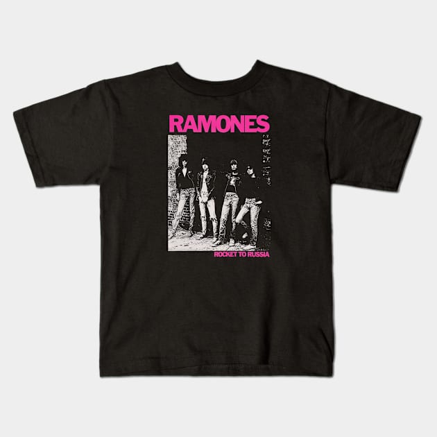 Rocket To russia Kids T-Shirt by AlexPeechow